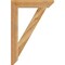 Ekena Millwork Traditional Slat Rough Sawn Bracket, Western Red Cedar, 4"W x 24"D x 36"H BKT04X24X36TRA06RWR - alternate 2